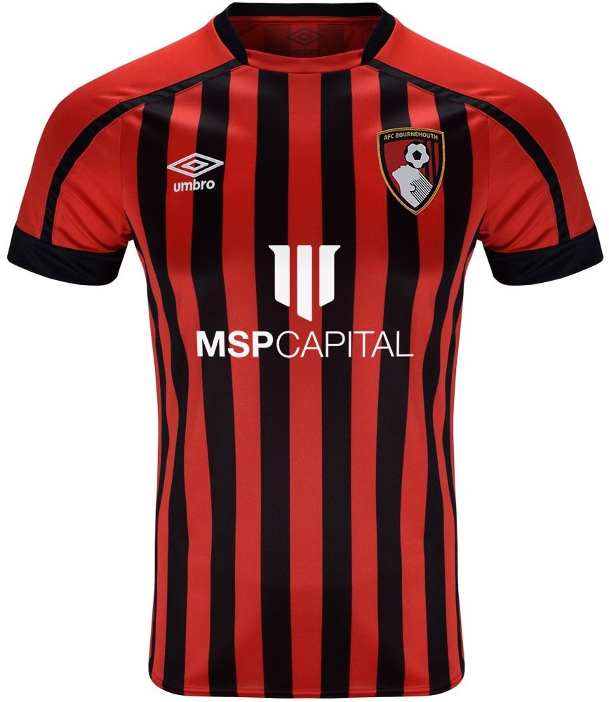 Camisa I AFC Bournemouth 2021 2022 Umbro oficial